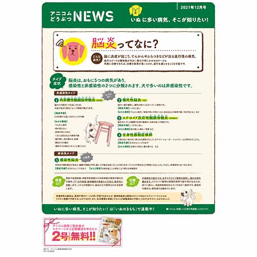 【いぬに多い病気】脳炎