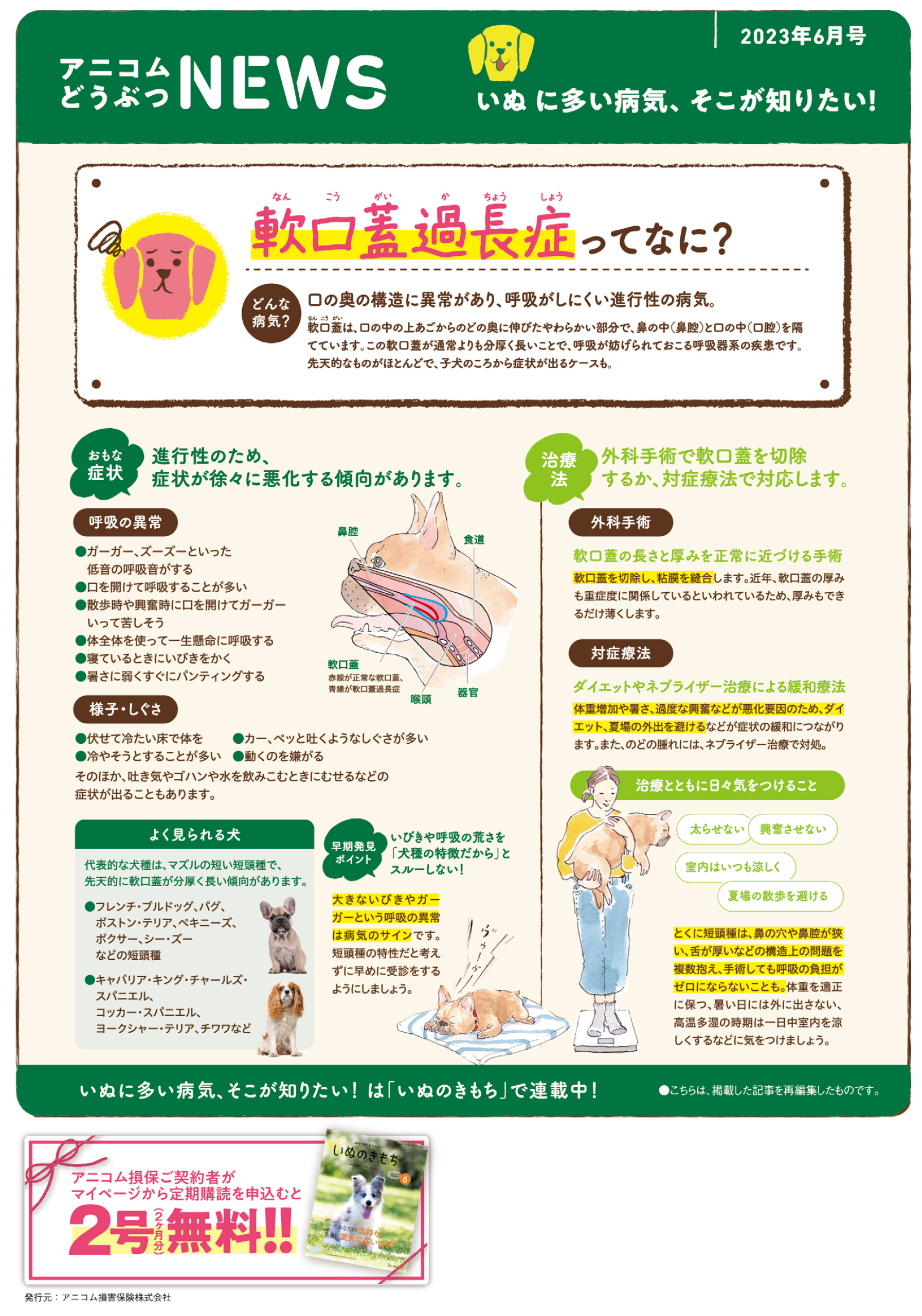 【いぬに多い病気】軟口蓋過長症