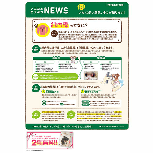 【いぬに多い病気】緑内障