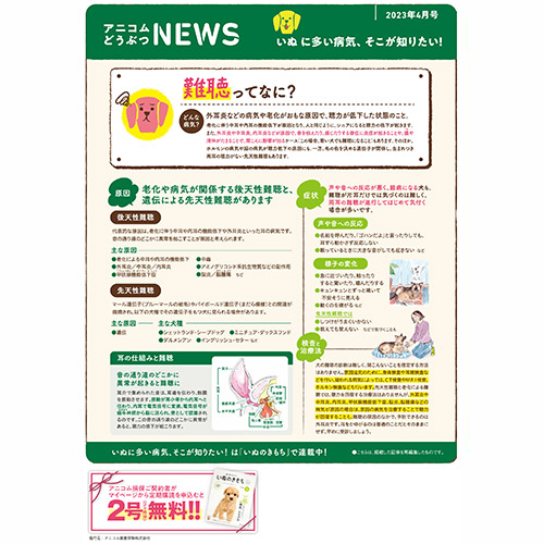 【いぬに多い病気】難聴