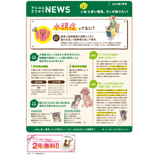 【いぬに多い病気】水頭症